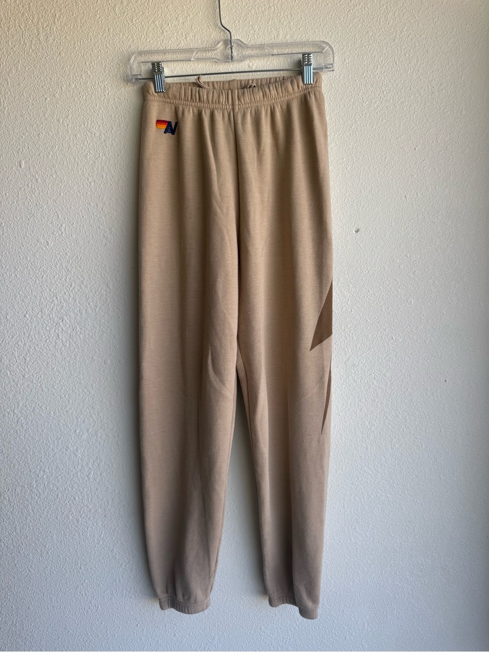 Aviator Nation Beige Bolt Sweatpants size XS